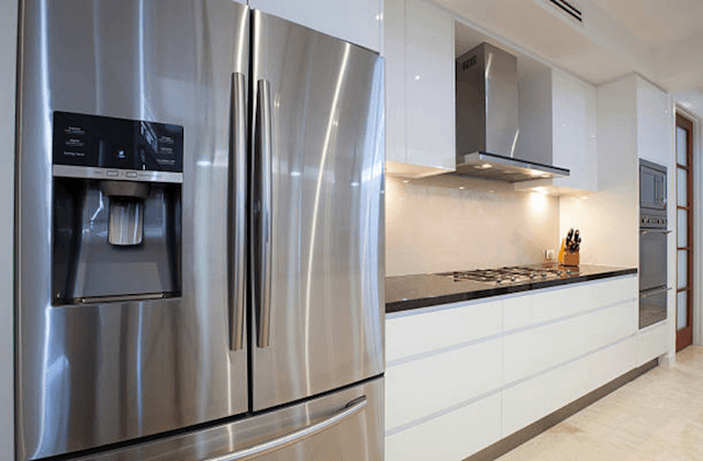 refrigerator and kitchen appliances